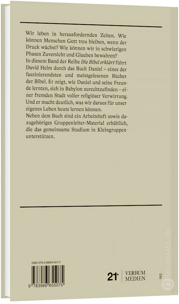 Daniel - Kommentar