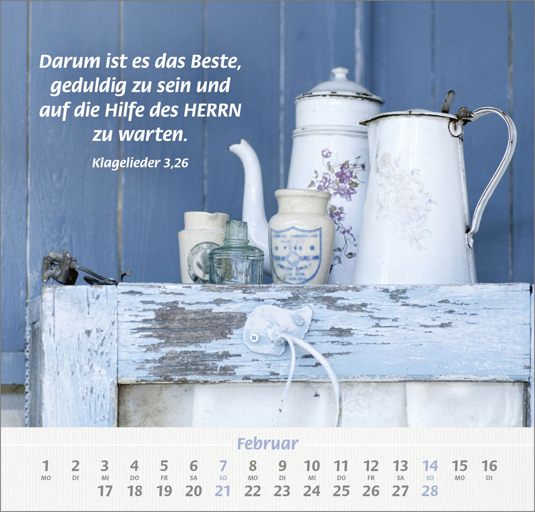 Denn du bist bei mir 2027 - Grossdruck-Kalender