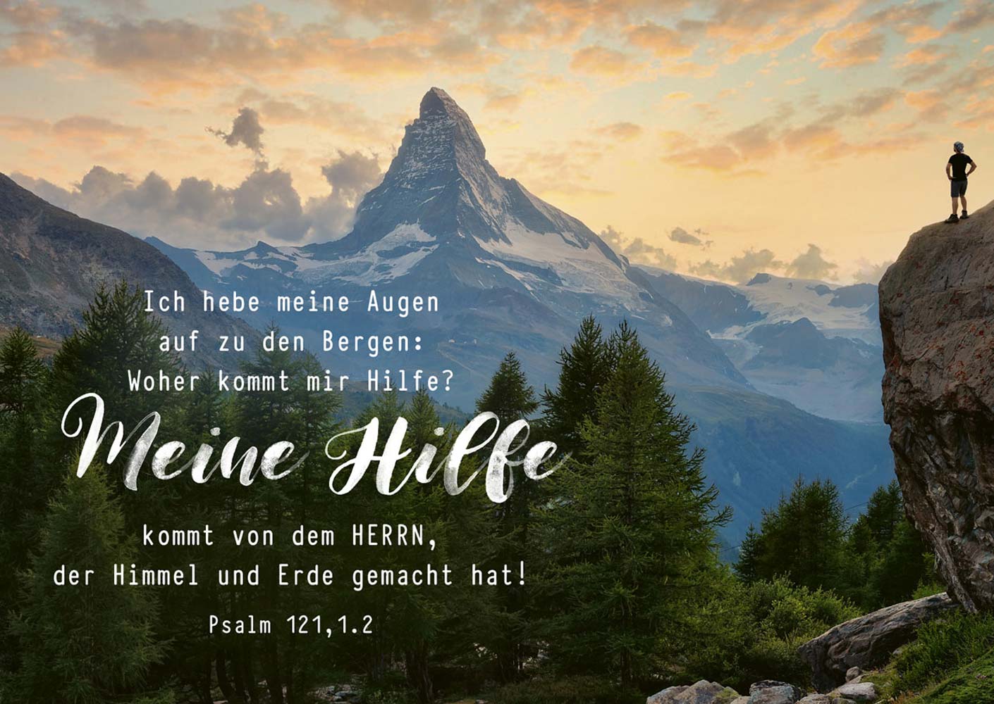 Postkarte "Meine Hilfe"