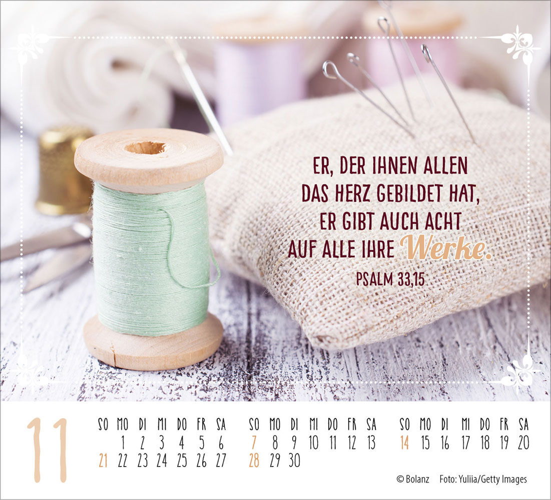 Worte von Herzen 2027 - Minikalender