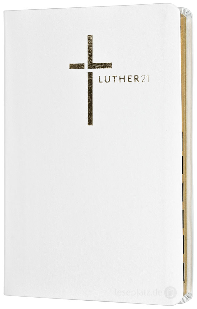 Luther21 - Standardausgabe -  Lederfaserstoff weiß