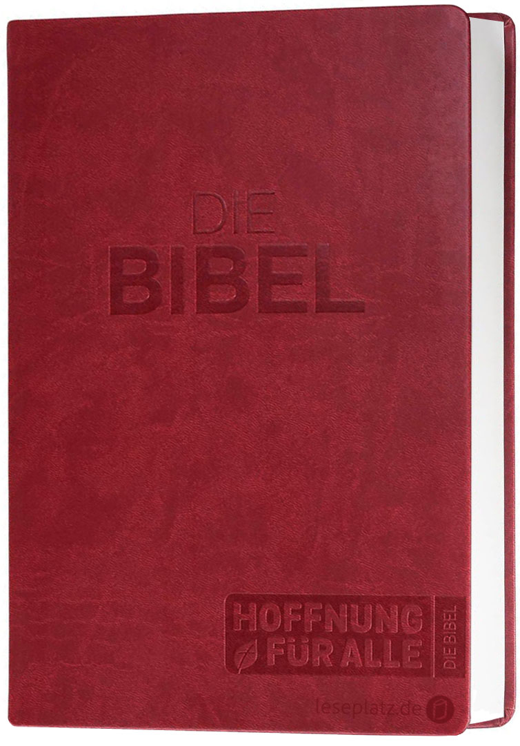 Hoffnung für alle - Großdruck - Softcover rot