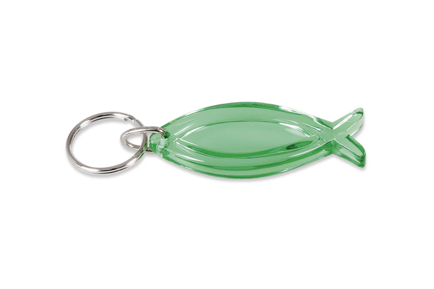 Schlüsselanhänger Fisch - grün