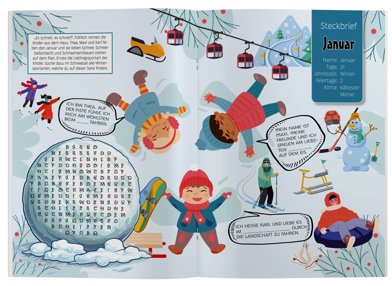 Rätselheft "Kalender"