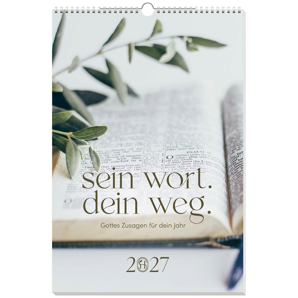 Sein Wort.  Dein Weg.  2027 - Wandkalender