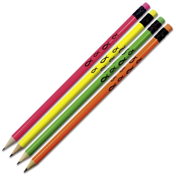 Bleistift "Neon" - mit Radiergummi