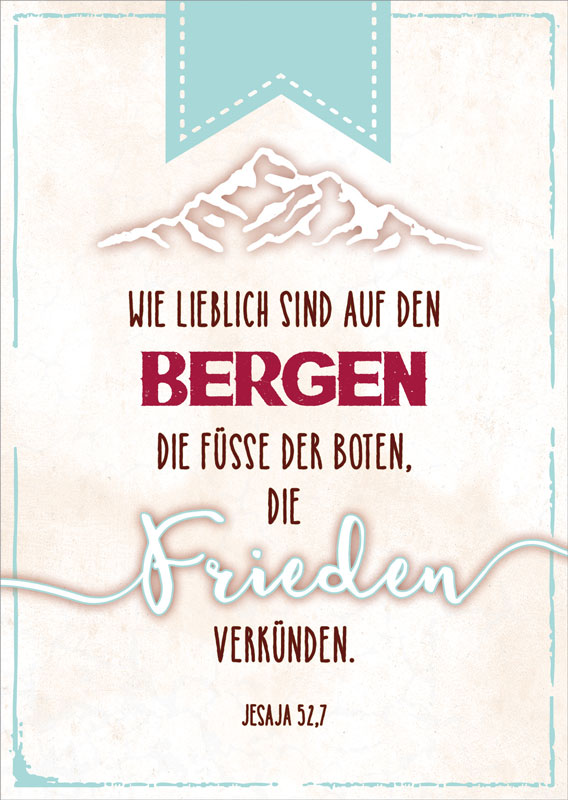 179731838 Postkarte "Berge"