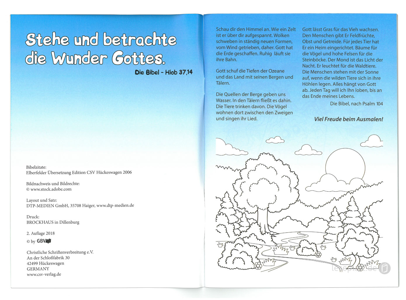 Zeit zum Staunen! - Kinder-Malbuch