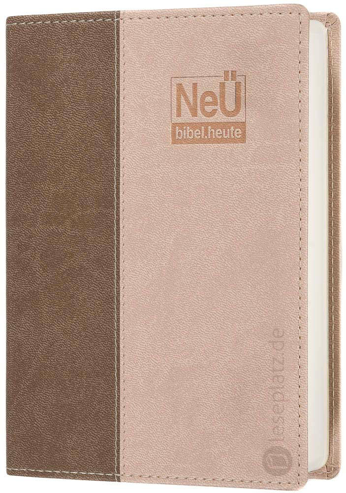 NeÜ - Taschenausgabe Kunstleder braun/rosé