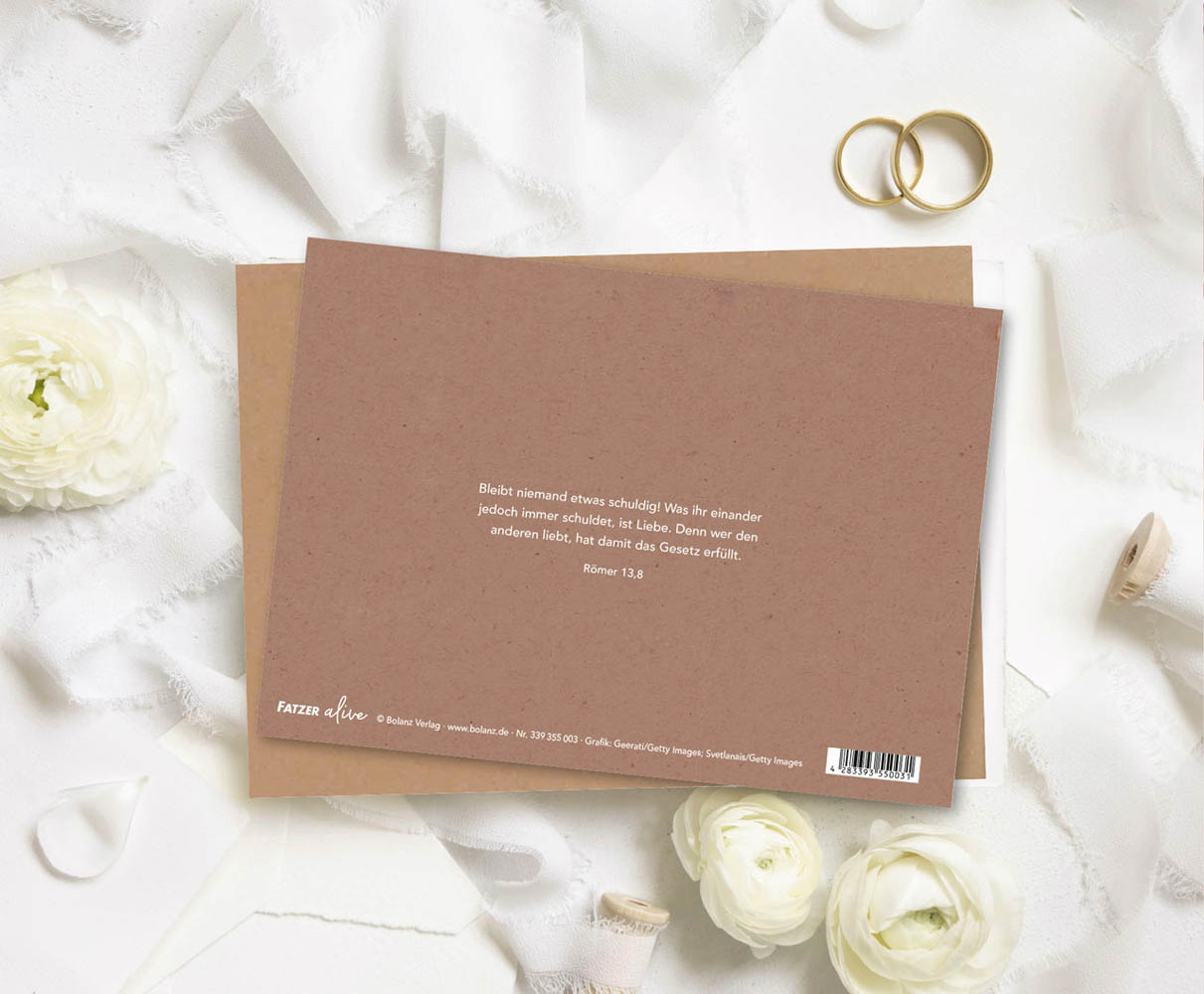 Faltkarte "Gottes Segen zur Hochzeit"