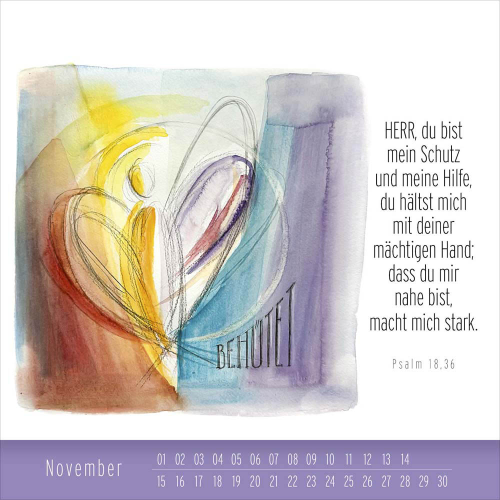 Hoffnung und Leben - immerwährender Tischkalender