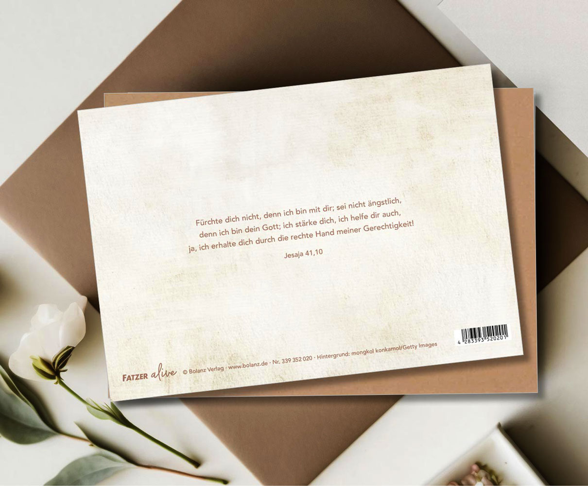 Faltkarte "Lege alles in Gottes Hand"