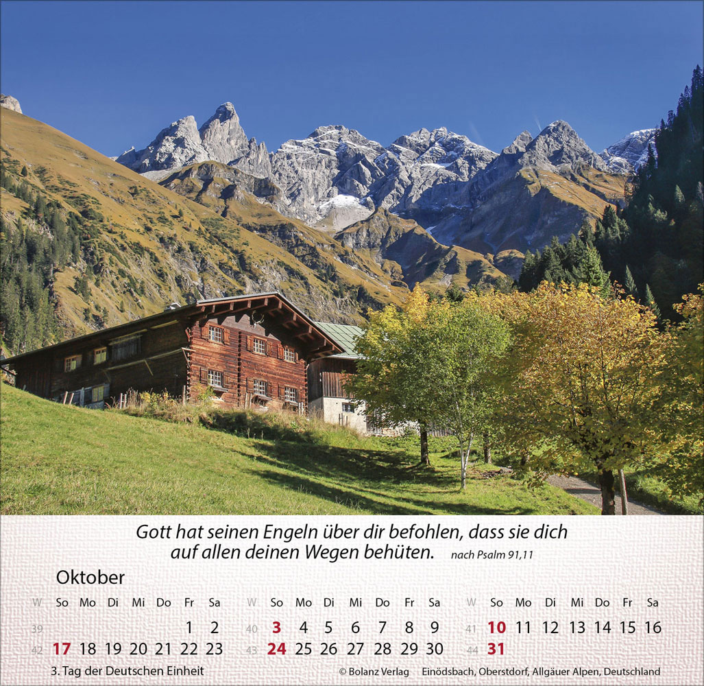 Berge 2027 - Tischkalender