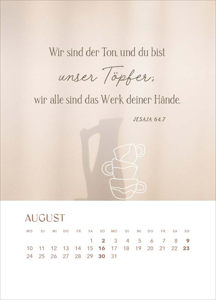 Hoffnung für immer 2026 - Tischkalender Hoffnung für immer 2026 - Tischkalender
