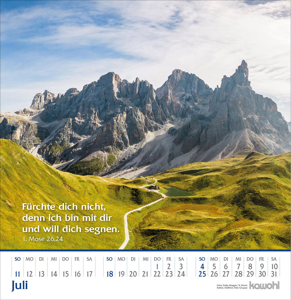 Glanz der Berge 2027 - Wandkalender
