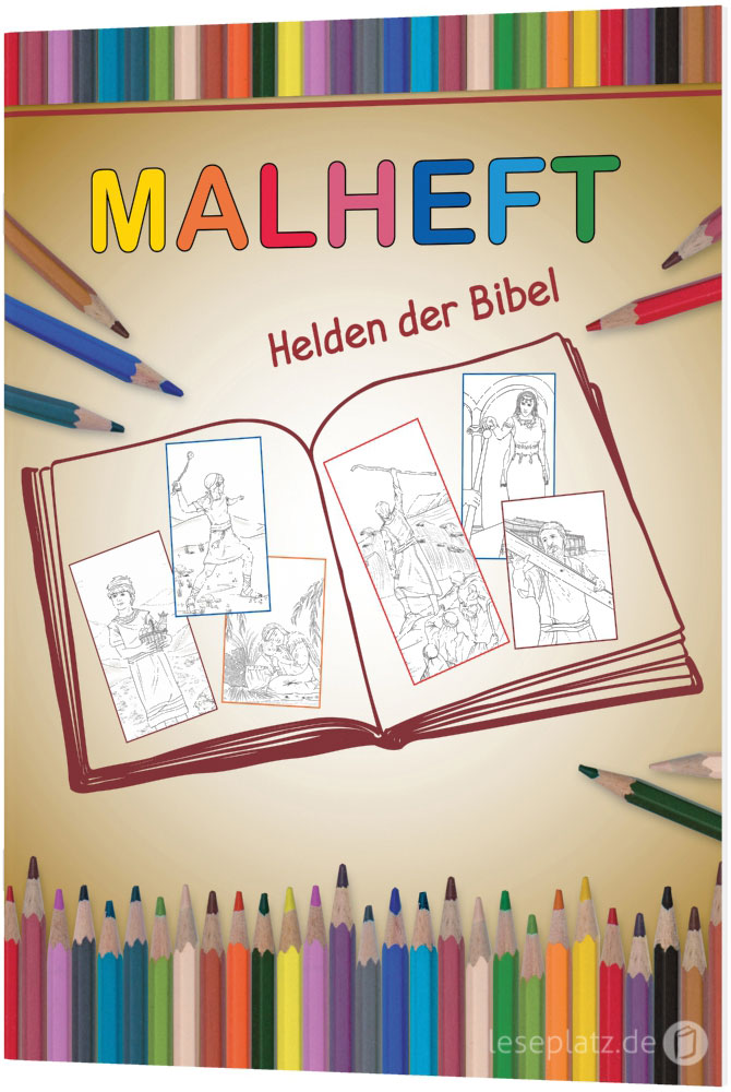 Malheft "Helden der Bibel"