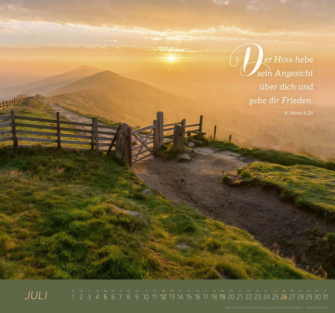 Ich bin der Weg 2026 - Wandkalender