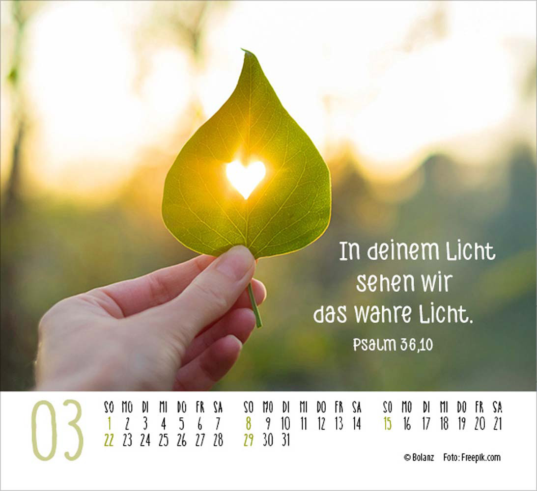 Atempause 2026 - Minikalender