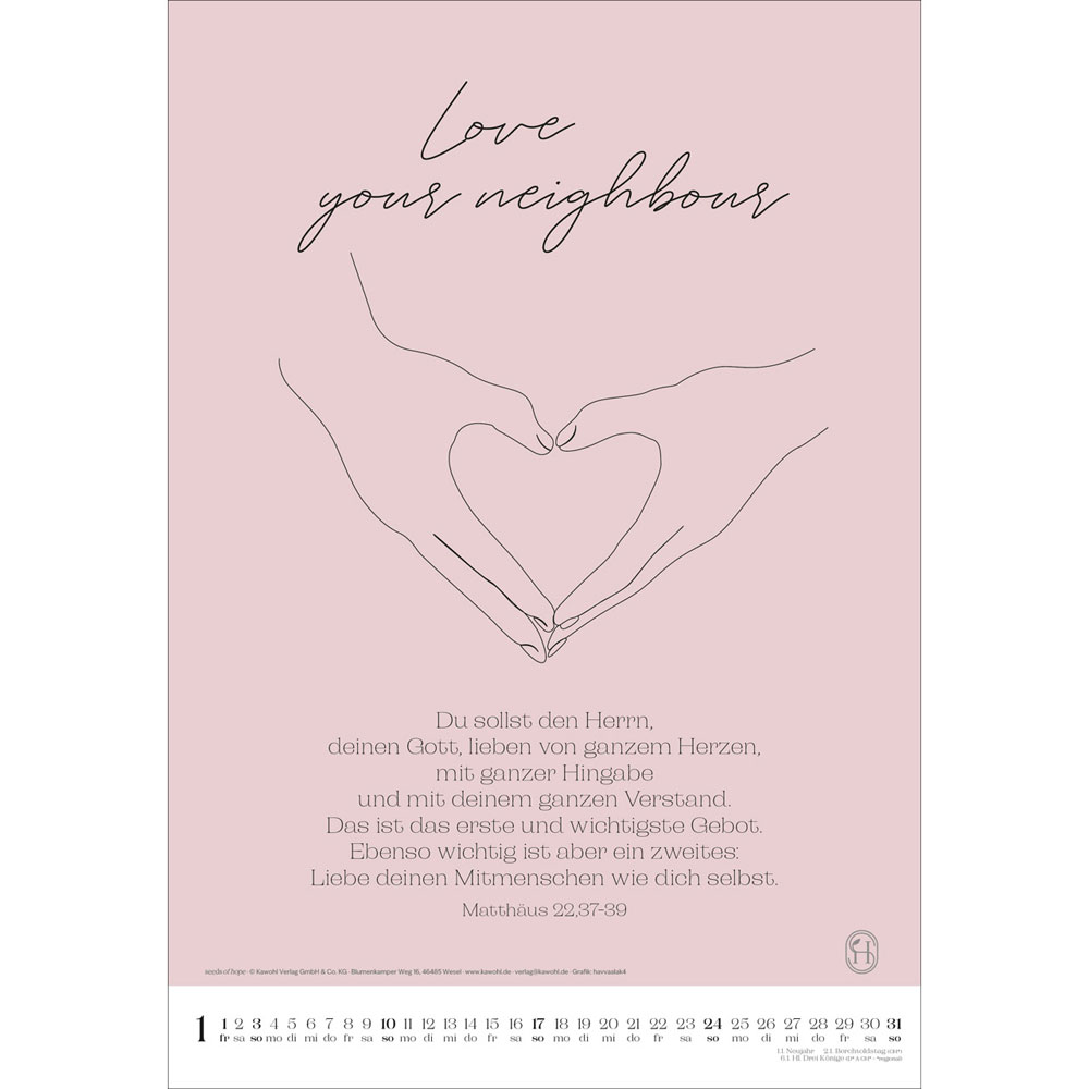 Wonderfully created 2027 - Wandkalender