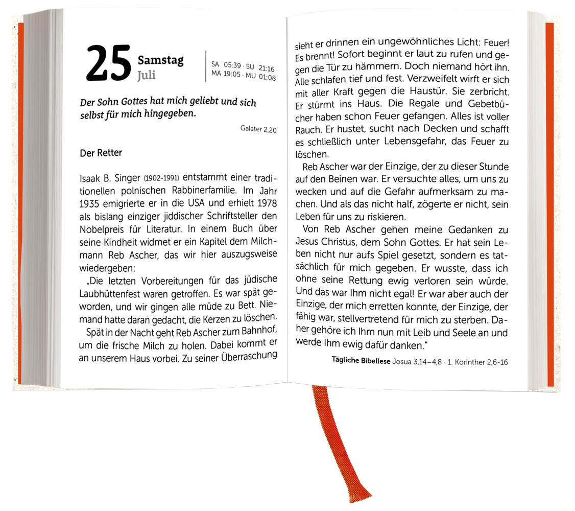 Die gute Saat 2026 - Buchkalender Die gute Saat 2026 - Buchkalender