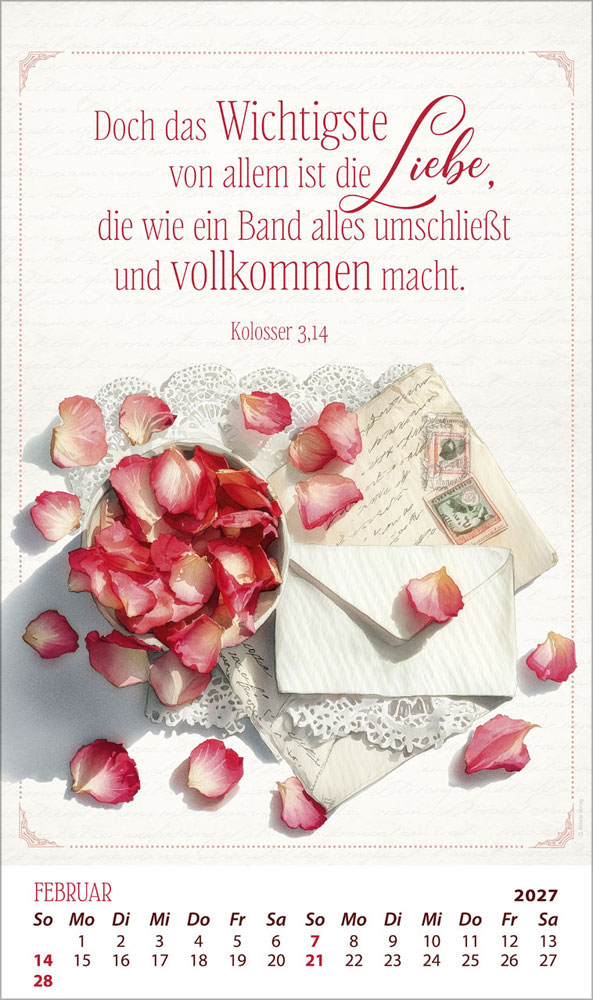 Die Kraft der Worte 2027 - Posterkalender
