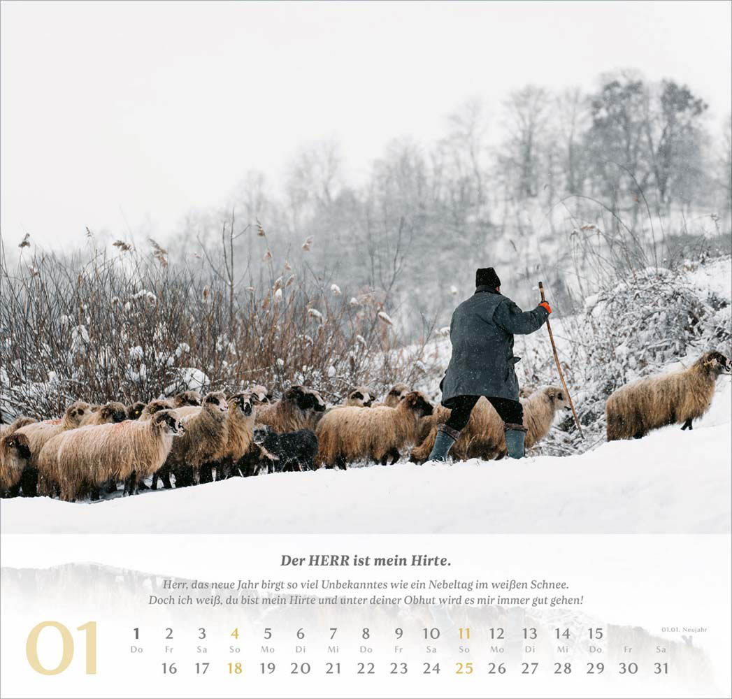 Psalm 23 - Wandkalender 2026
