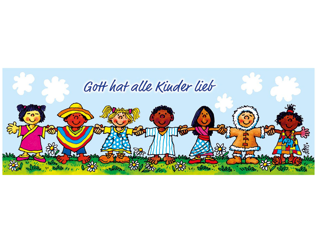 Kindertasse "Gott hat alle Kinder lieb"