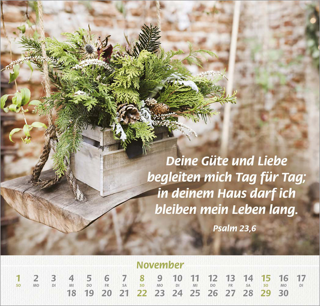 Denn du bist bei mir 2026 - Grossdruck-Kalender