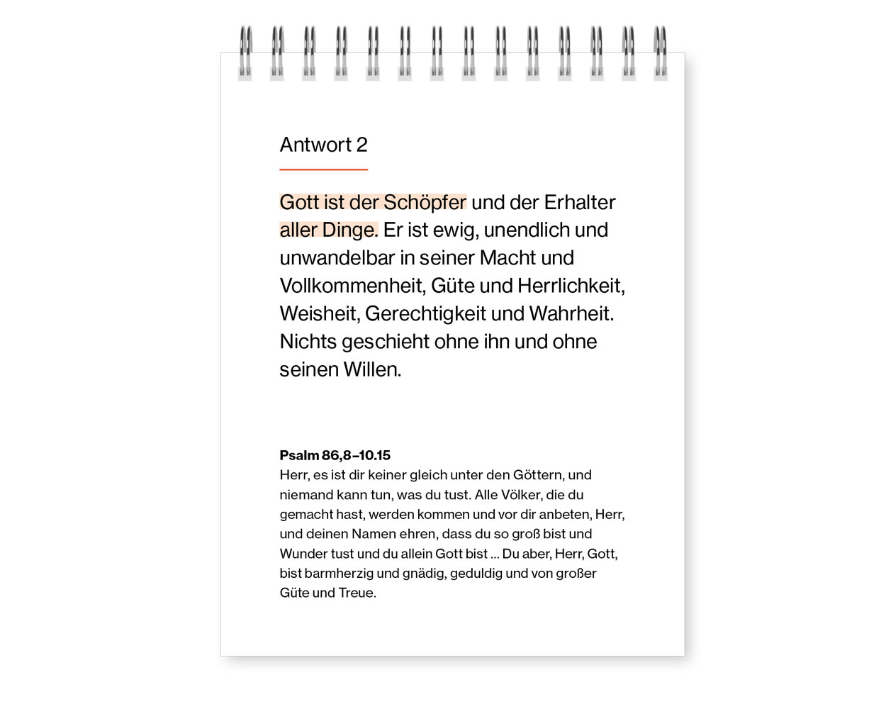 New City Katechismus (Tischkalender)