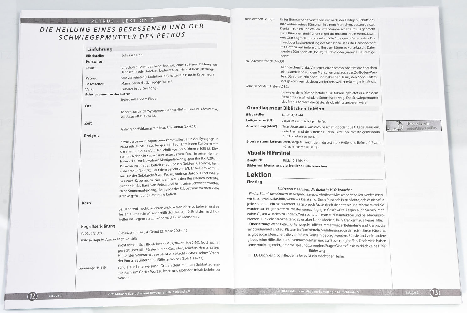 KEB2110_01 Petrus - Textheft + Ringbuch mit 32 Bildern