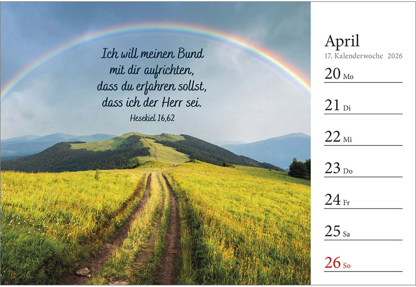 In deine Hand stell ich den Tag 2026