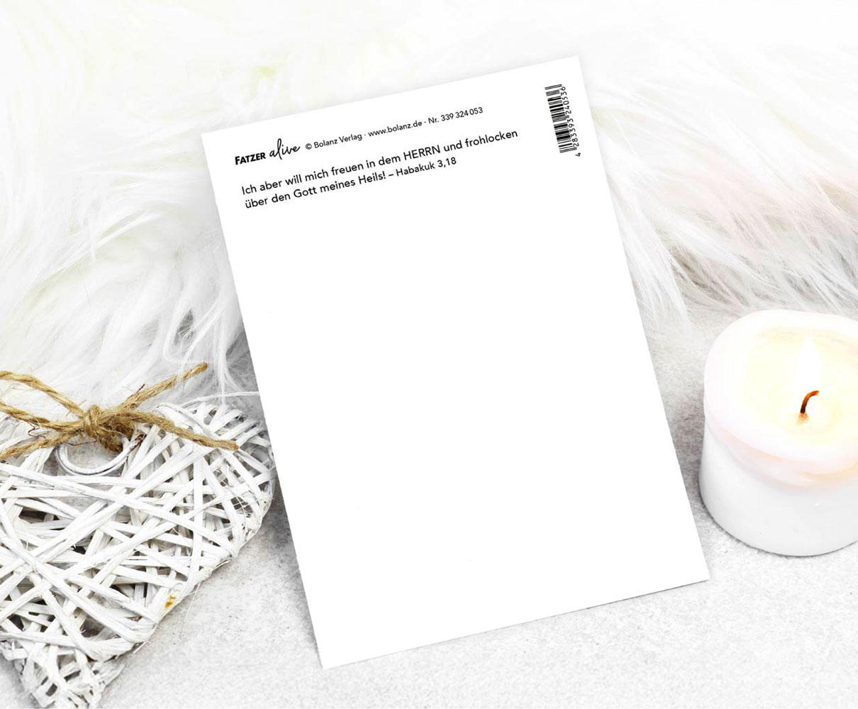 Postkarte "Freude im HERRN"