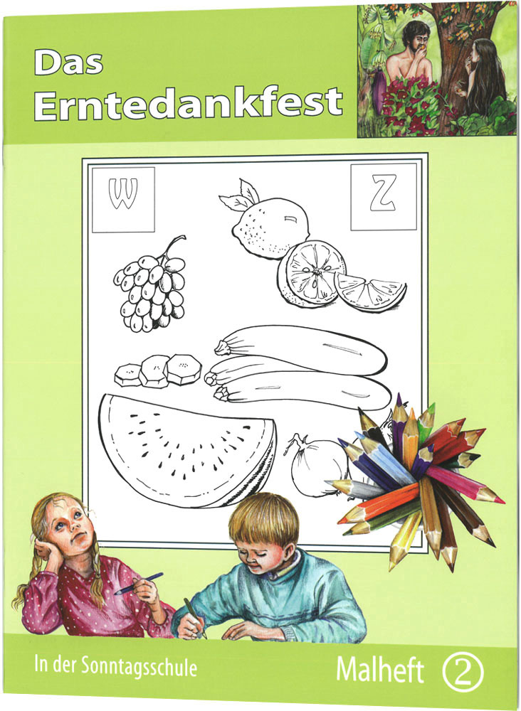 Malheft "Das Erntedankfest"