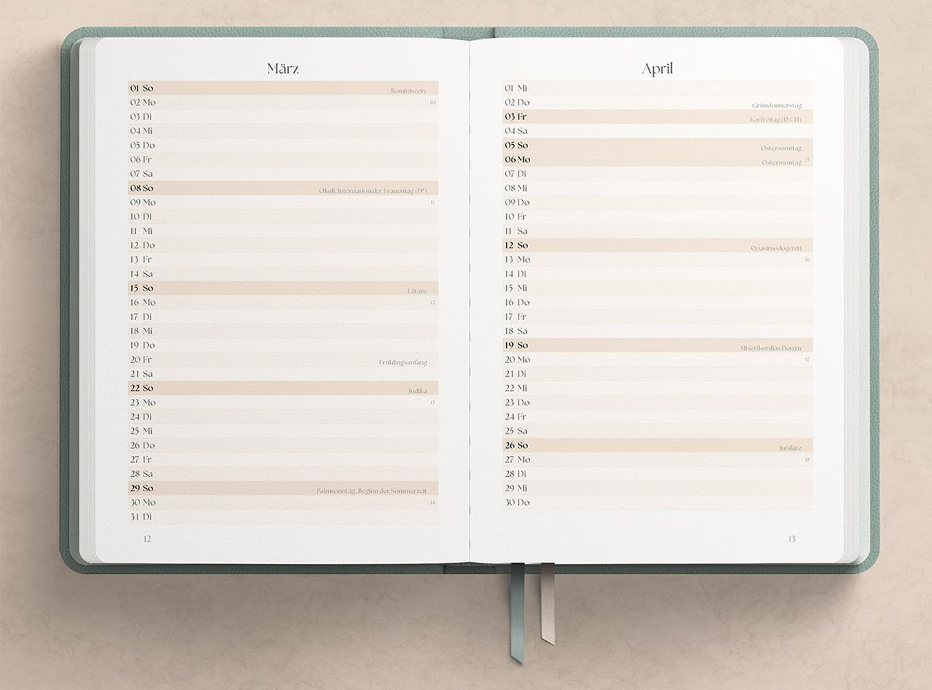 Meine Ankerpunkte 2026 - Buchkalender