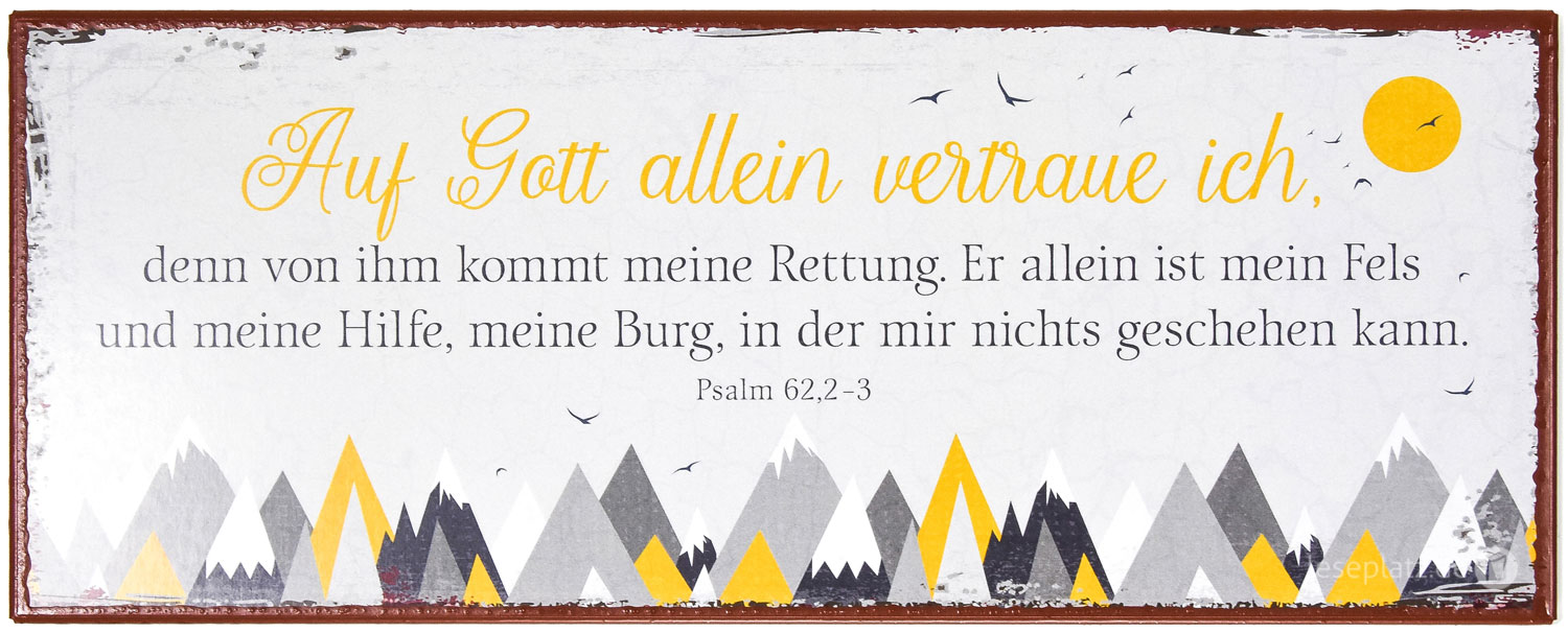 898407900_Auf_Gott_alleine Metallschild "Auf Gott allein vertraue ich"