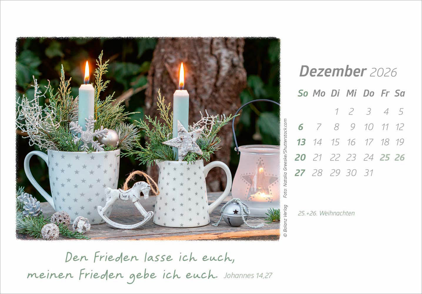 Die Güte Gottes preisen 2026 - Aufstellkalender Die Güte Gottes preisen 2026 - Aufstellkalender