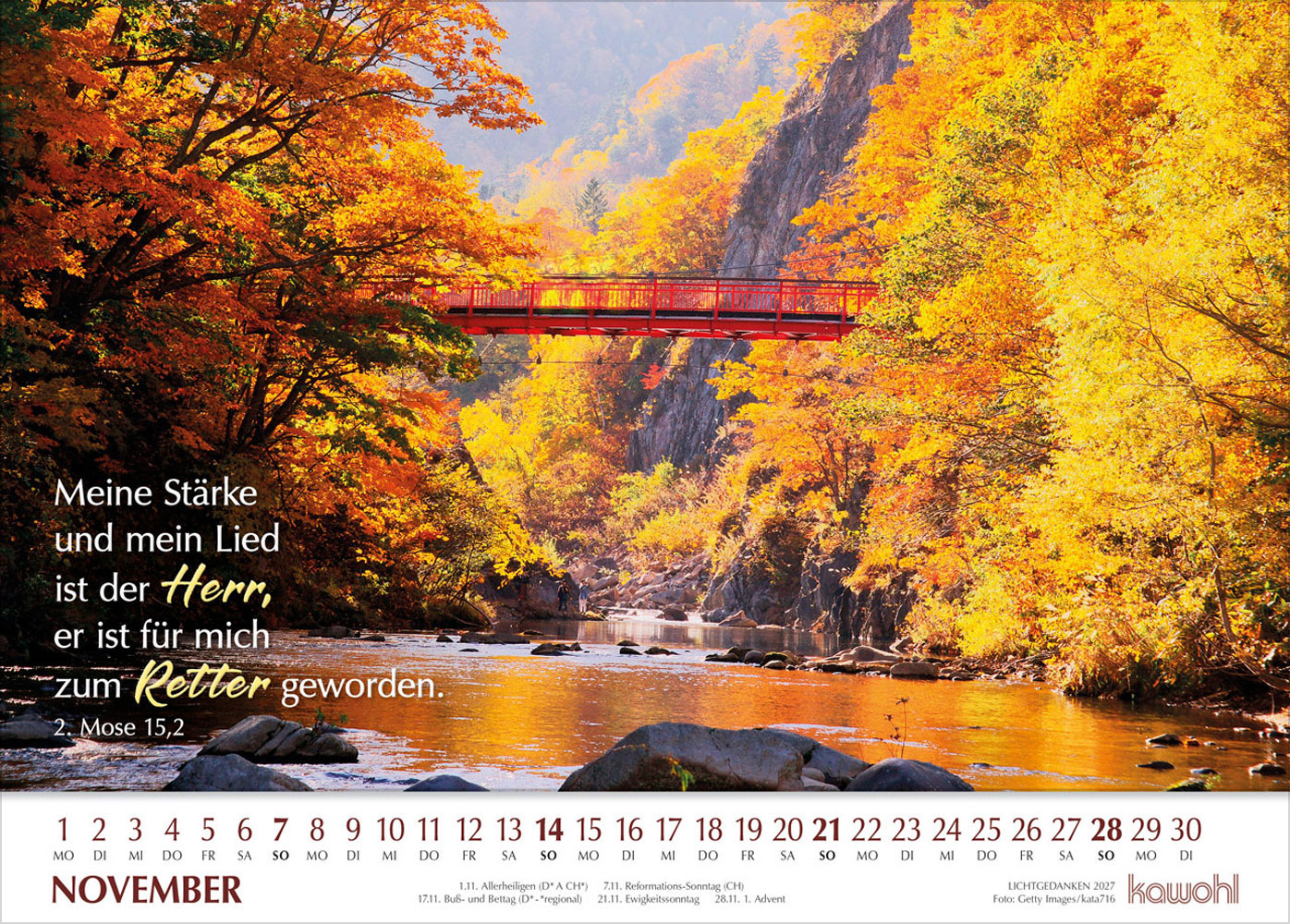 Lichtgedanken 2027 - Wandkalender