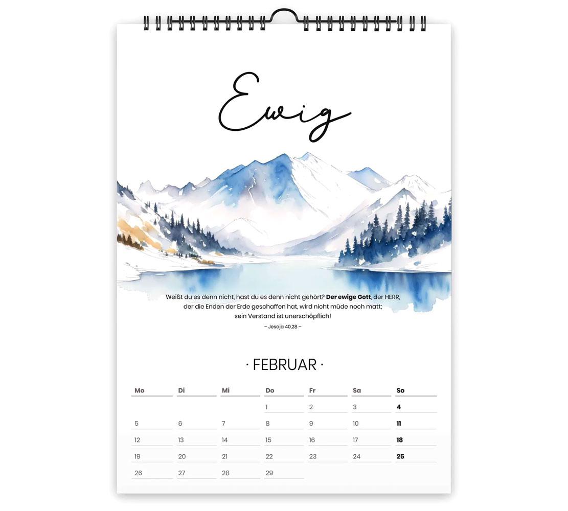 Gottes Wesen - Wandkalender 2027