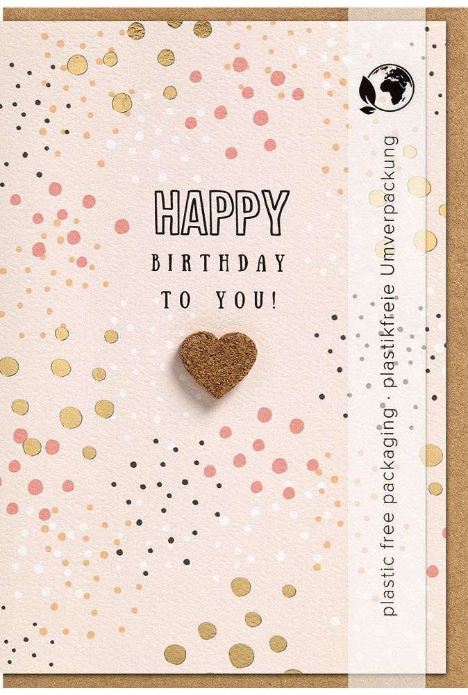 Faltkarte "Happy Birthday to you"