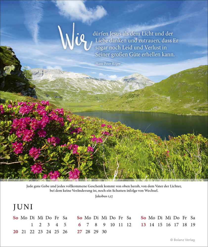 Fels meiner Stärke 2027 - Tischkalender