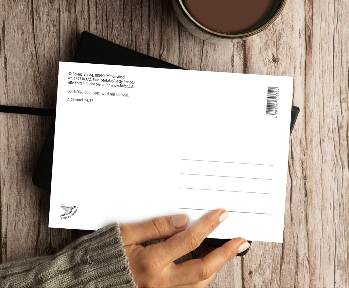 Postkarte "Gottes Segen auf all deinen Wegen"