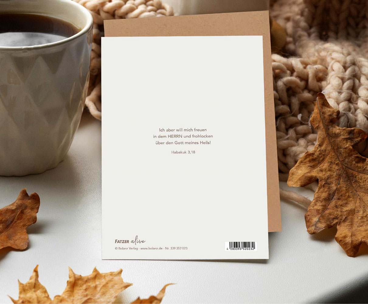 Faltkarte Gottes Segen