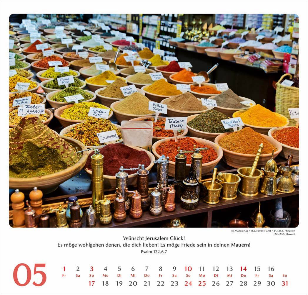 Geliebtes Israel 2026 - Wandkalender Geliebtes Israel 2026 - Wandkalender