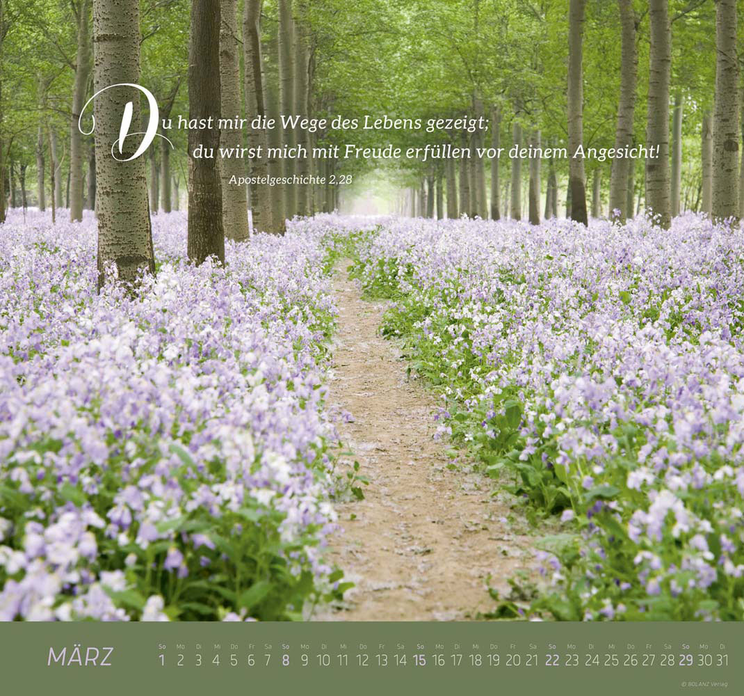 Ich bin der Weg 2026 - Wandkalender