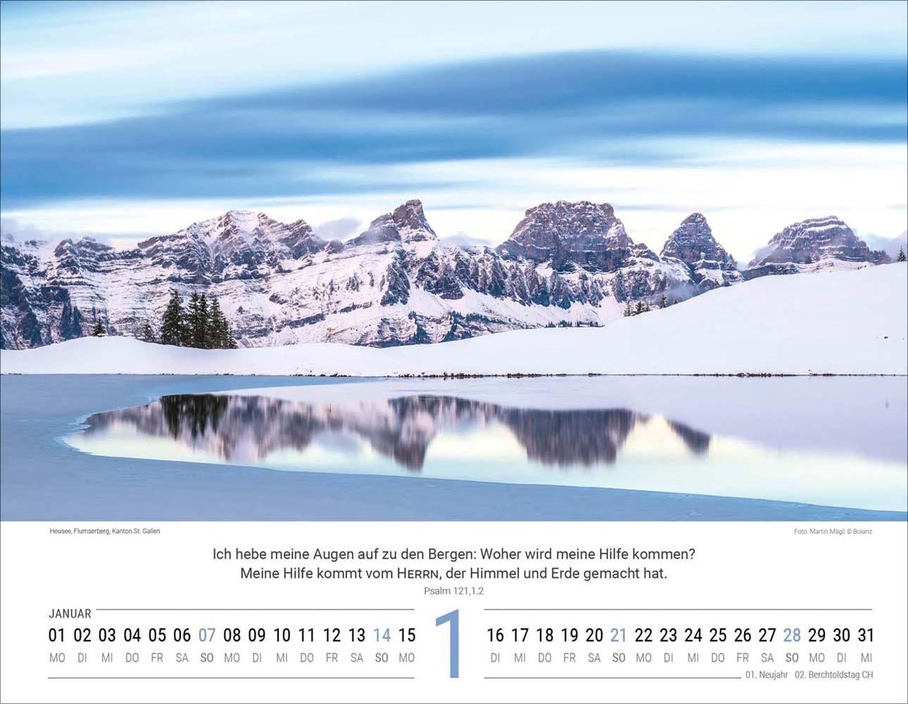 Schweizer Bildkalender 2024 Schweizer Bildkalender 2024
