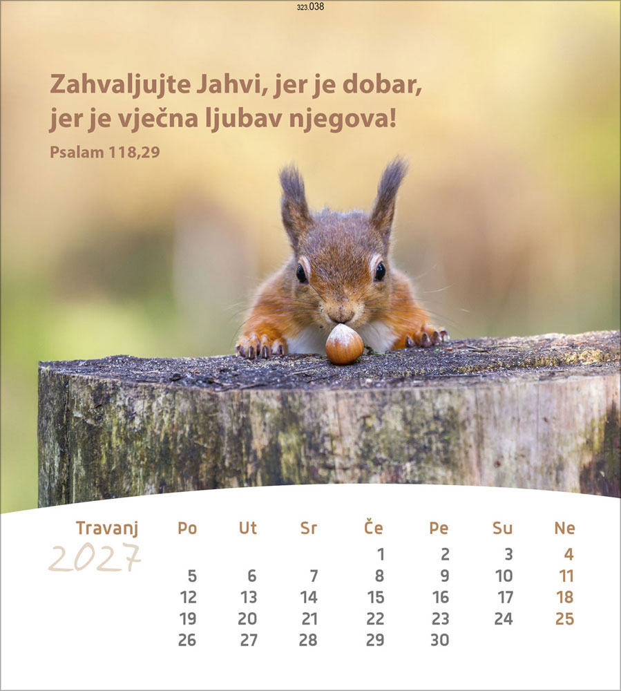 Leben für Dich 2027 - Verteilkalender (Kroatisch)