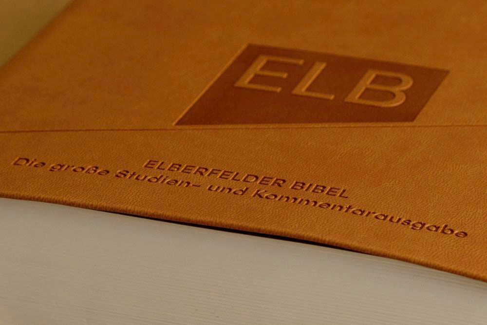 Elberfelder Bibel 2006 Studienausgabe - Kunstleder braun