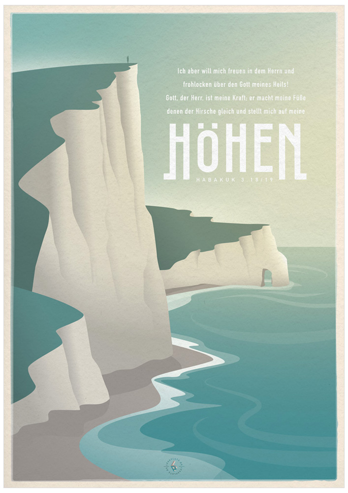 Poster "Höhen Cornwall"