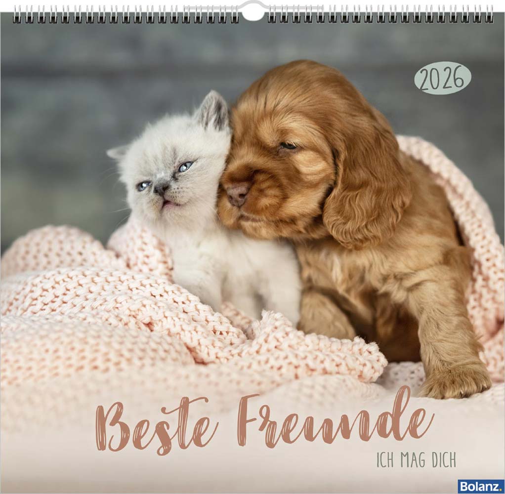 Beste Freunde - Ich mag dich  2026 - Posterkalender