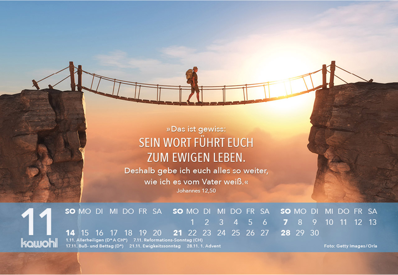 Jesus Zitate 2027 - Aufstellkalender